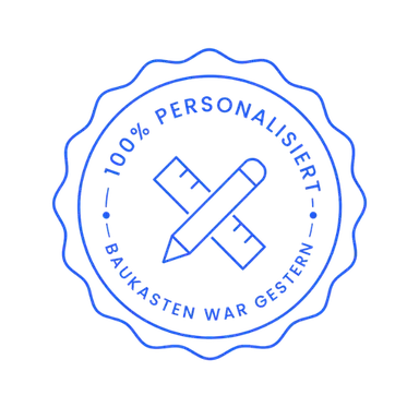 100 Prozent personalisiert - Baukasten war gestern