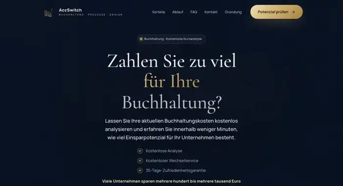 Webdesign Referenz für Finanzberater und Berater
